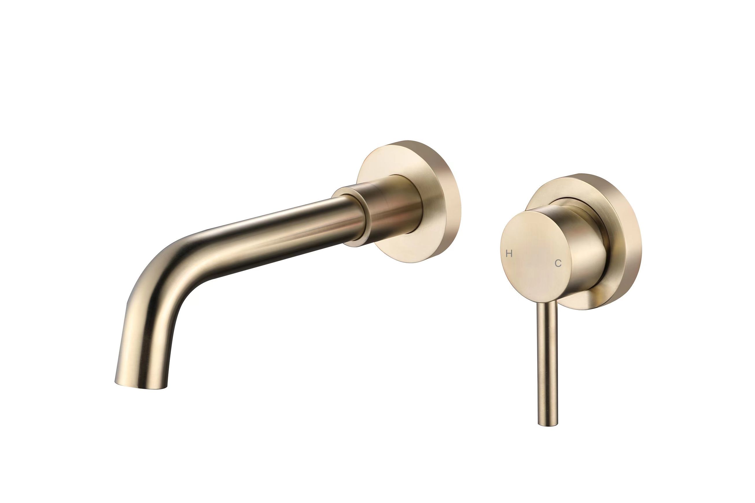 Evoke Wall Mounted Basin Mixer and Spout