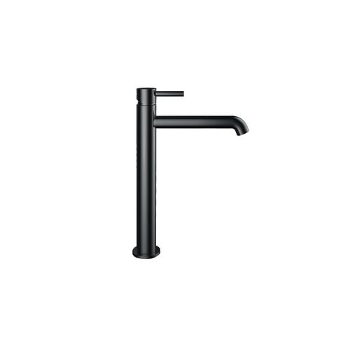 Carbon Tall Basin Mixer Satin Black