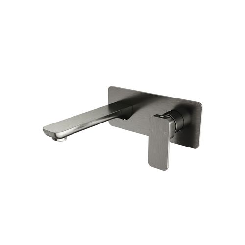 Flint Wall Mounted Basin Mixer Gun Metal