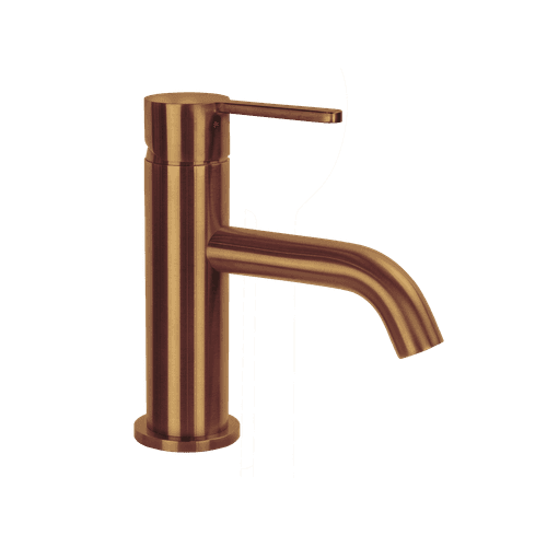 Loft Standard Basin Mixer Brushed Copper