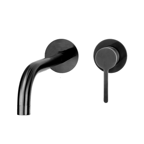 Loft Wall Basin Mixer Gun Metal