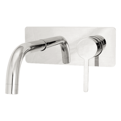 Loft Wall Basin Mixer with Short Spout Chrome