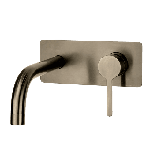 Loft Wall Mounted Basin Mixer Gun Metal