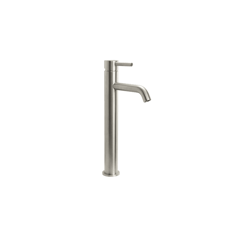 Urban Tall Basin Mixer Brushed Stainless