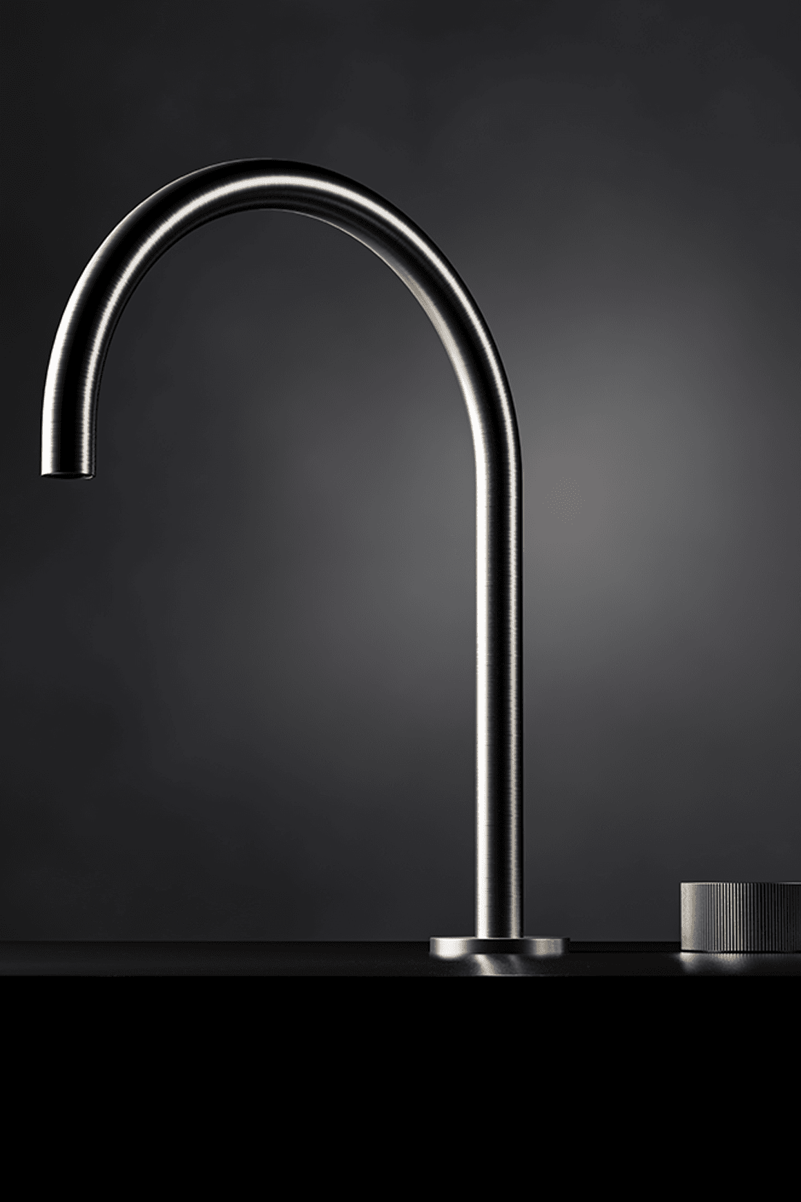 Lente Progressive High Spout Deck Mounted Basin Mixer