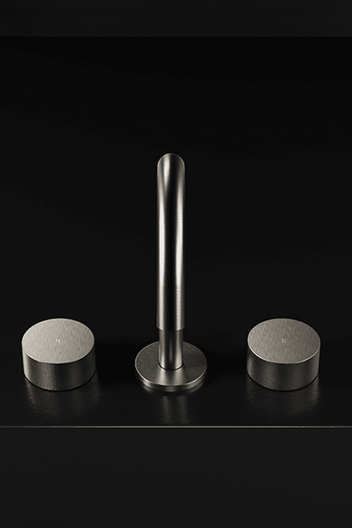 Lente 3 Tap Hole Deck Mounted Basin Mixer