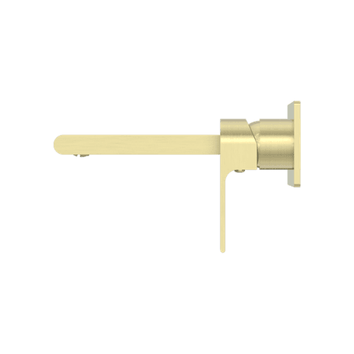 Bianca Wall Basin/Bath Mixer 187mm | Brushed Gold