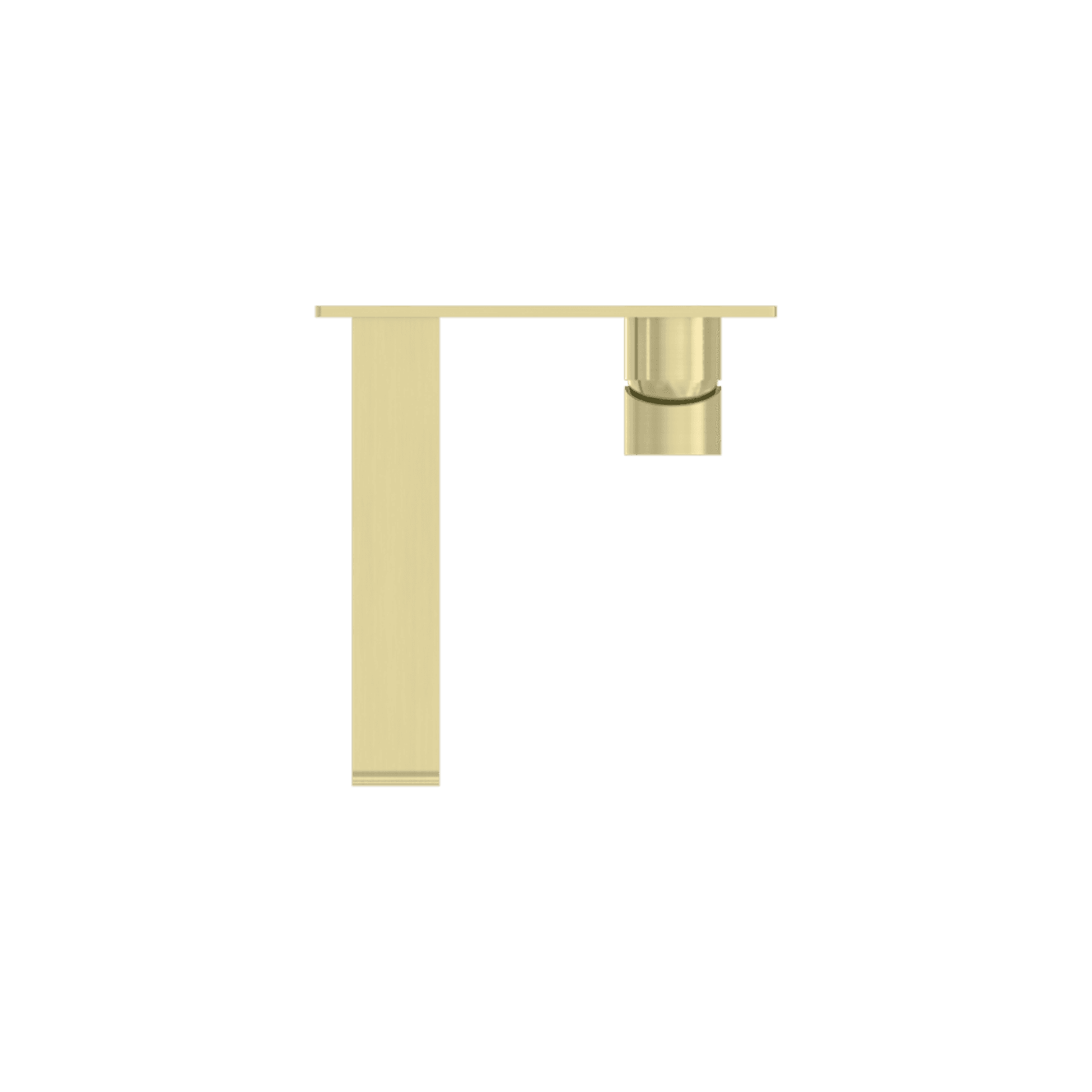 Bianca Wall Basin/Bath Mixer 187mm | Brushed Gold