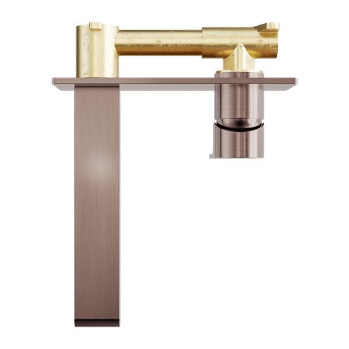 Bianca Wall Basin/Bath Mixer 187mm | Brushed Bronze