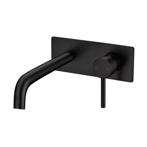 Lucid Pin Spout Mixer Matte Black