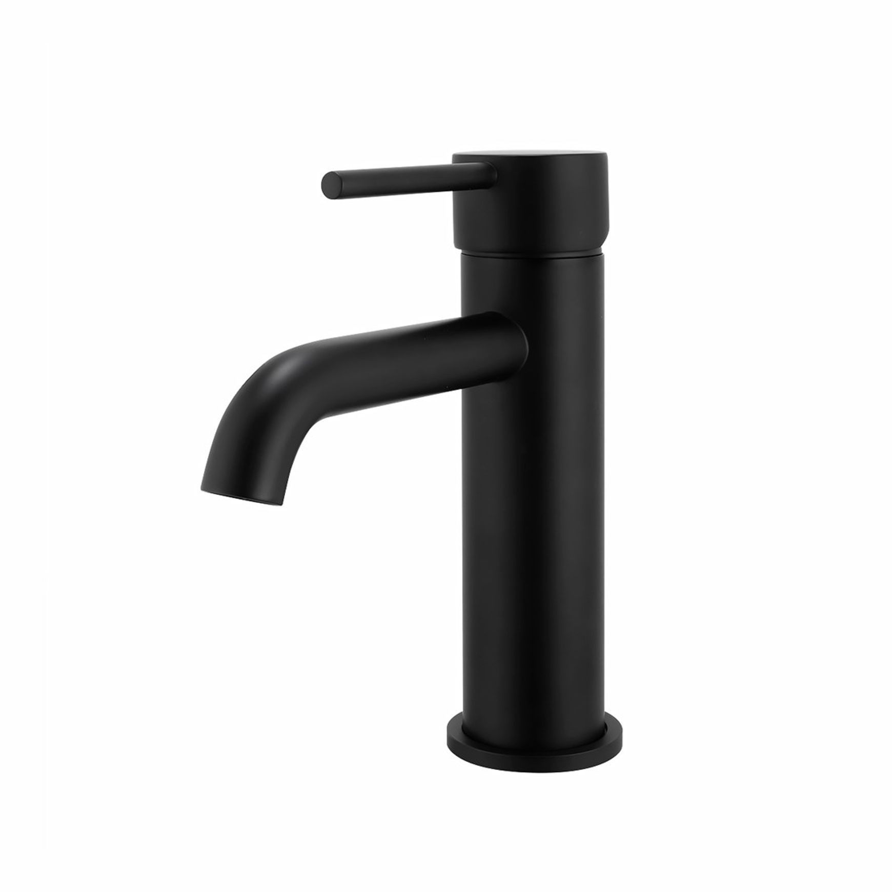 Lucid Pin Basin Mixer Matte Black