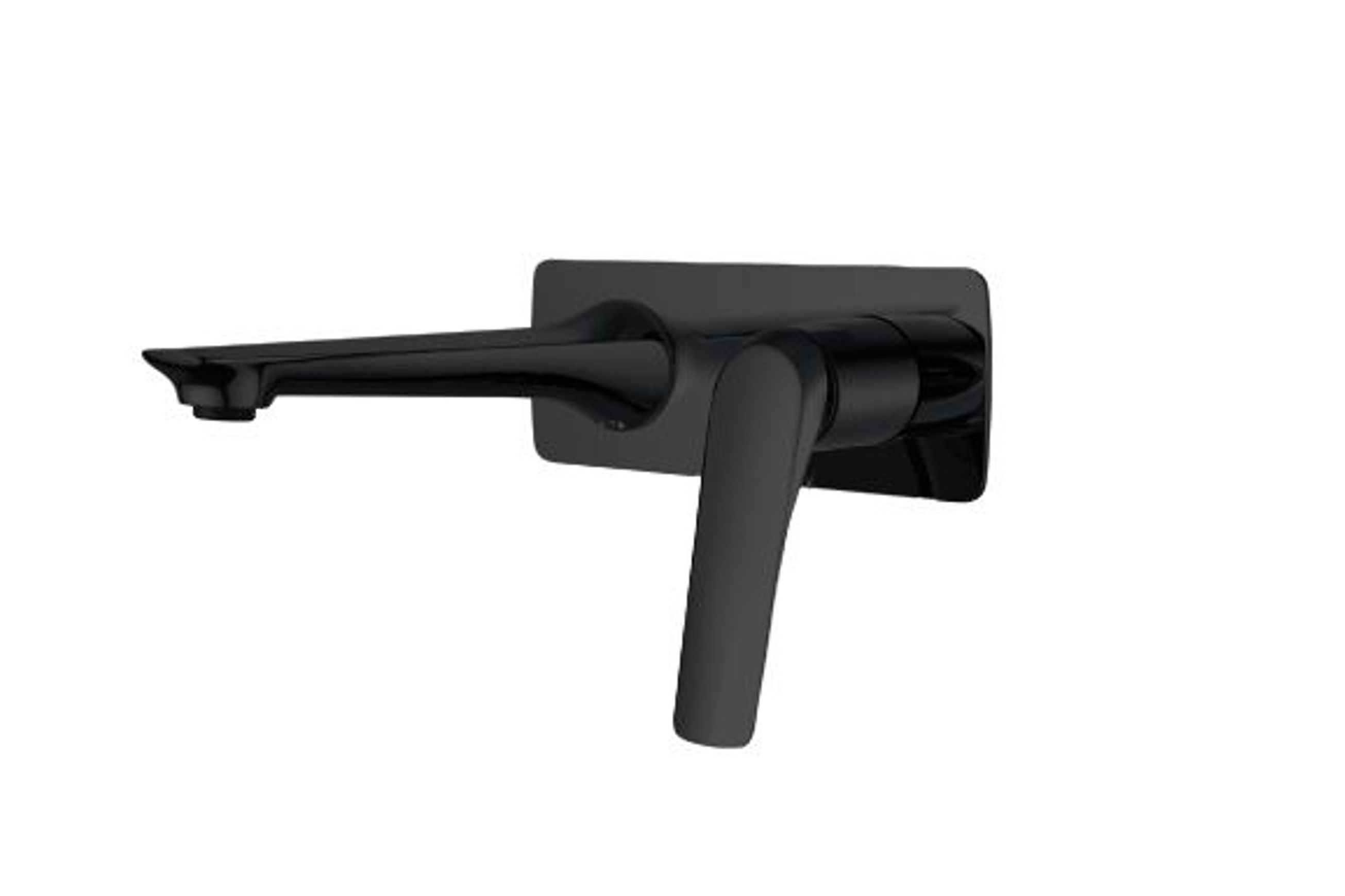 AU Wall Mixer with Spout Matte Black