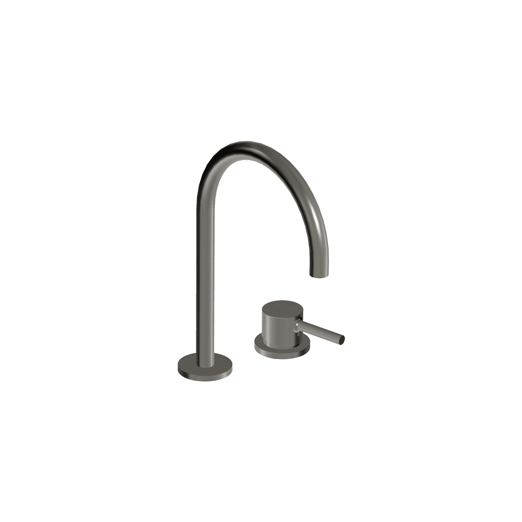 Pan S 2 Tap Hole Extended Height Goose Neck Basin Mixer