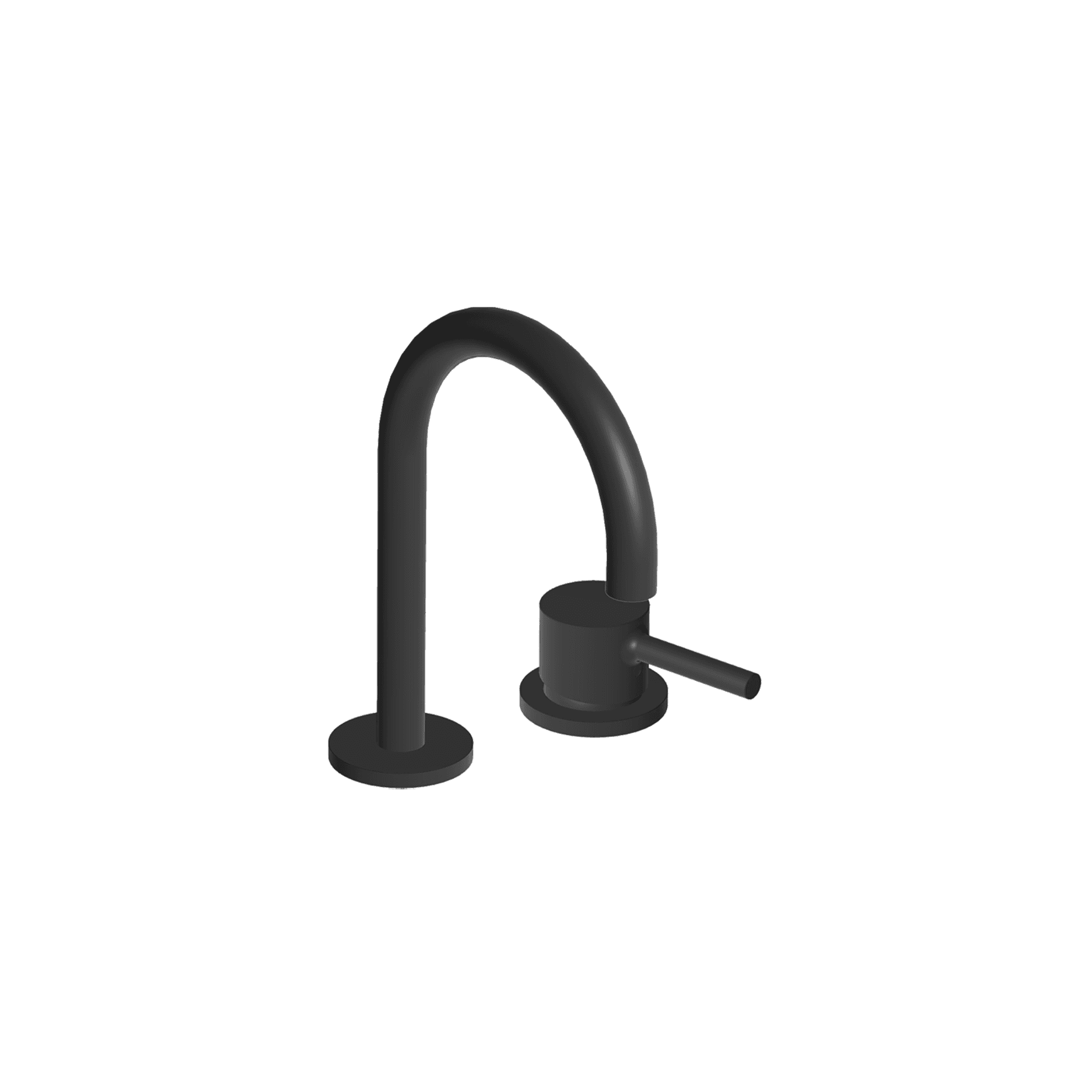 Pan S 2 Tap Hole Goose Neck Basin Mixer