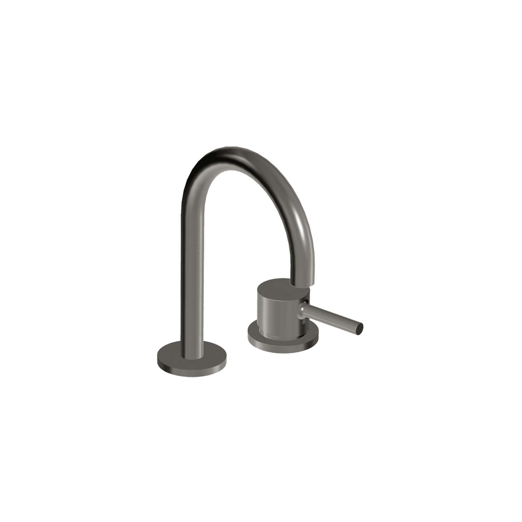 Pan S 2 Tap Hole Goose Neck Basin Mixer
