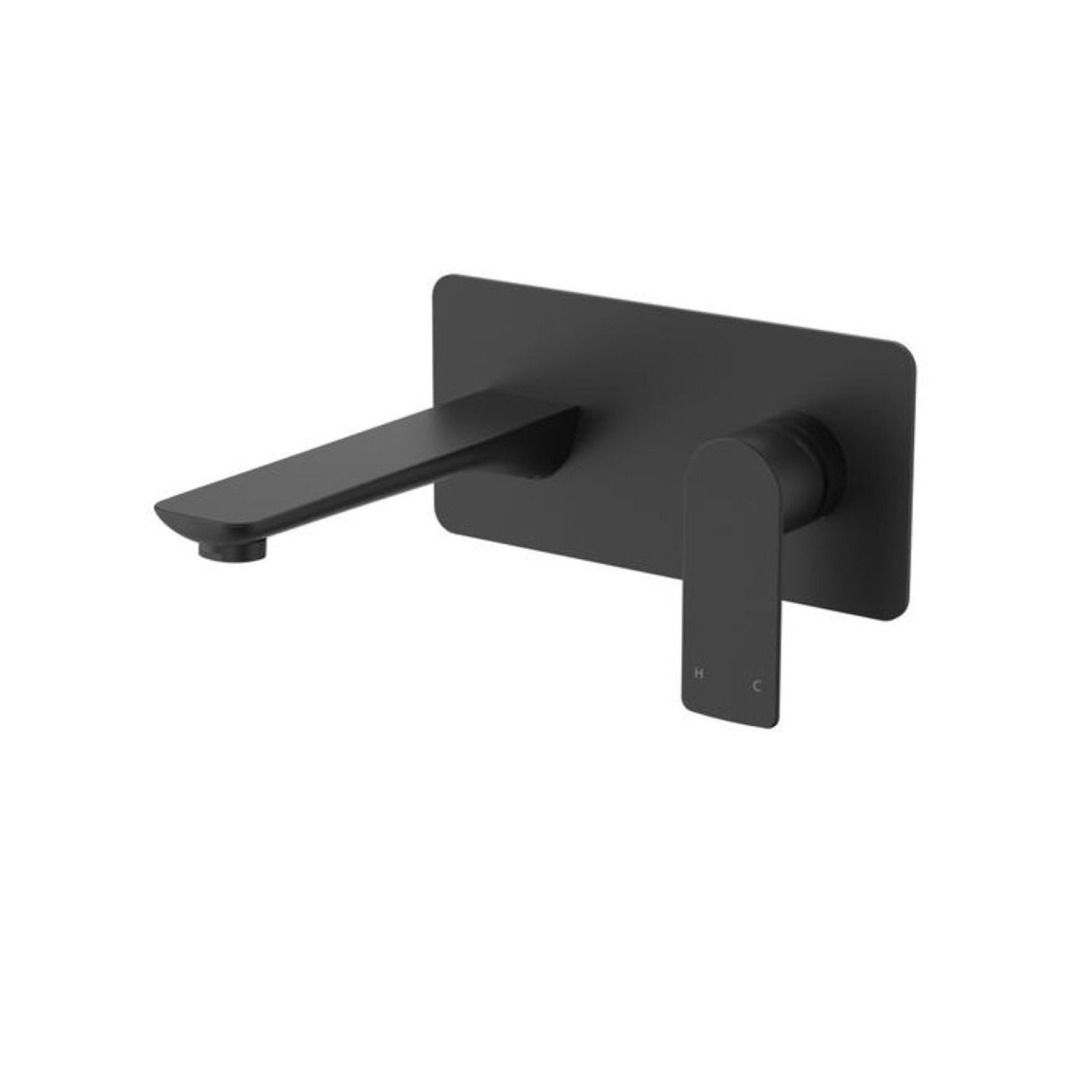 Quadro Wall Mounted Basin Mixer and Spout