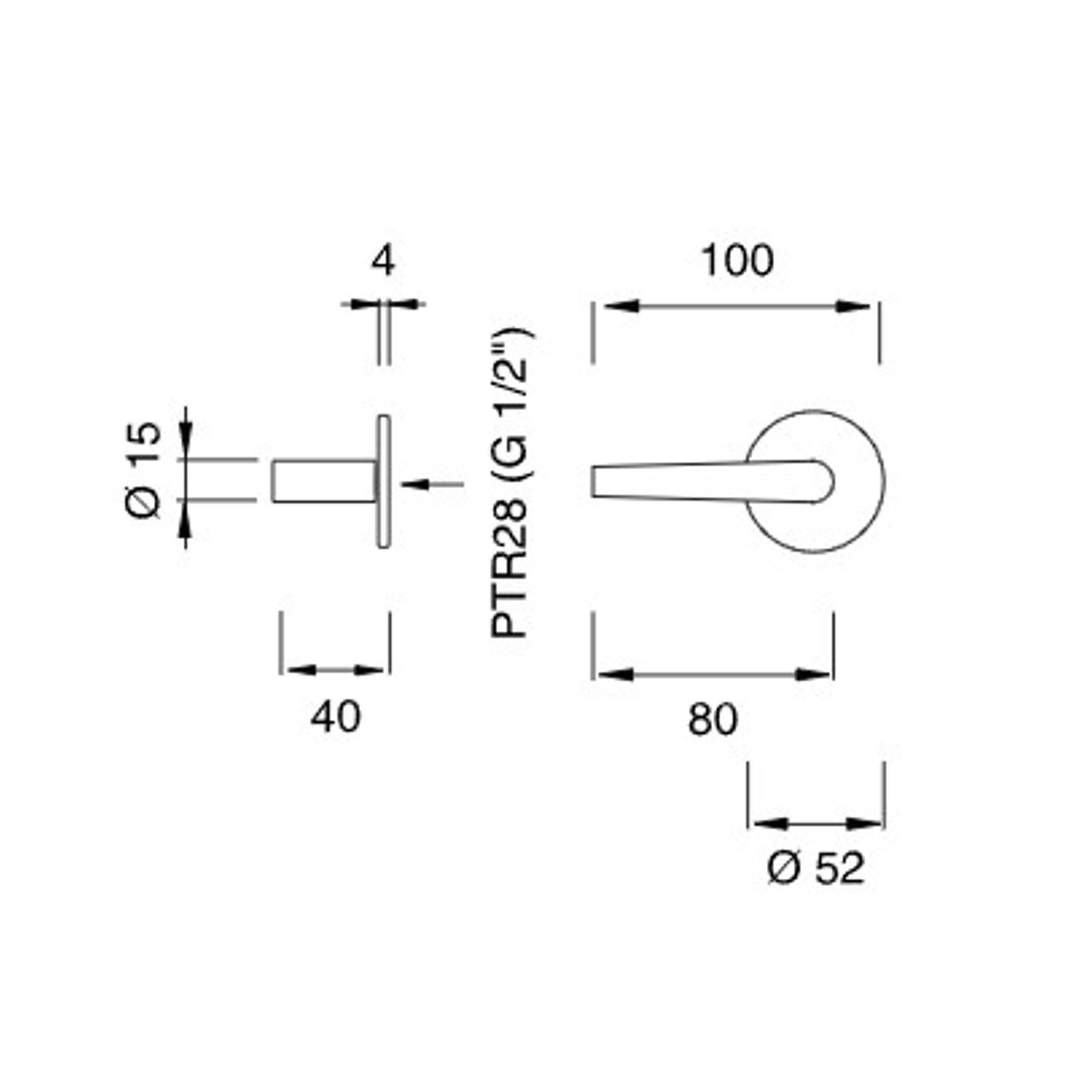 FLAG Wall Mounted 2/3 Way Dual Mixer by CEA