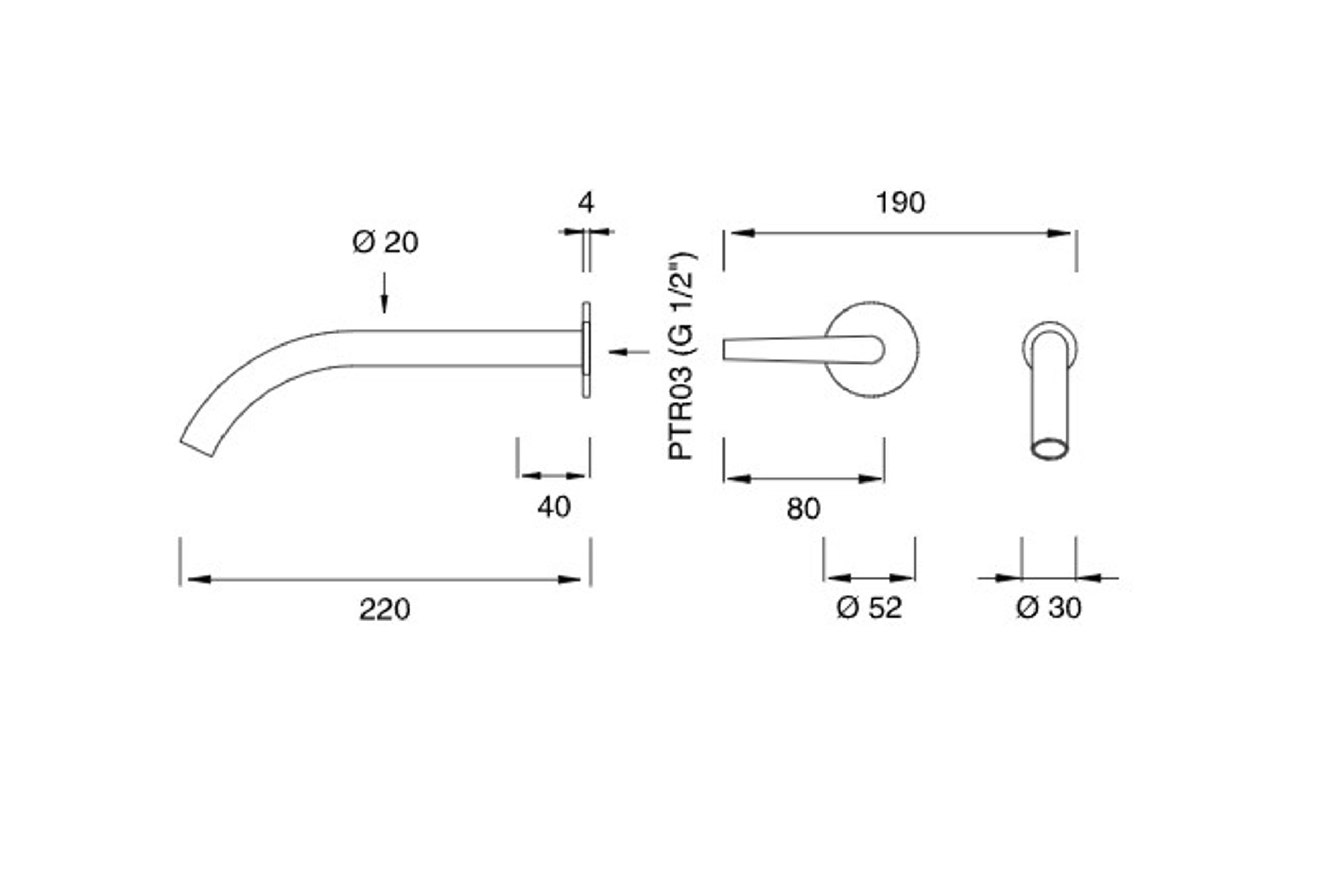 FLAG Wall Mounted Progressive Mixer by CEA