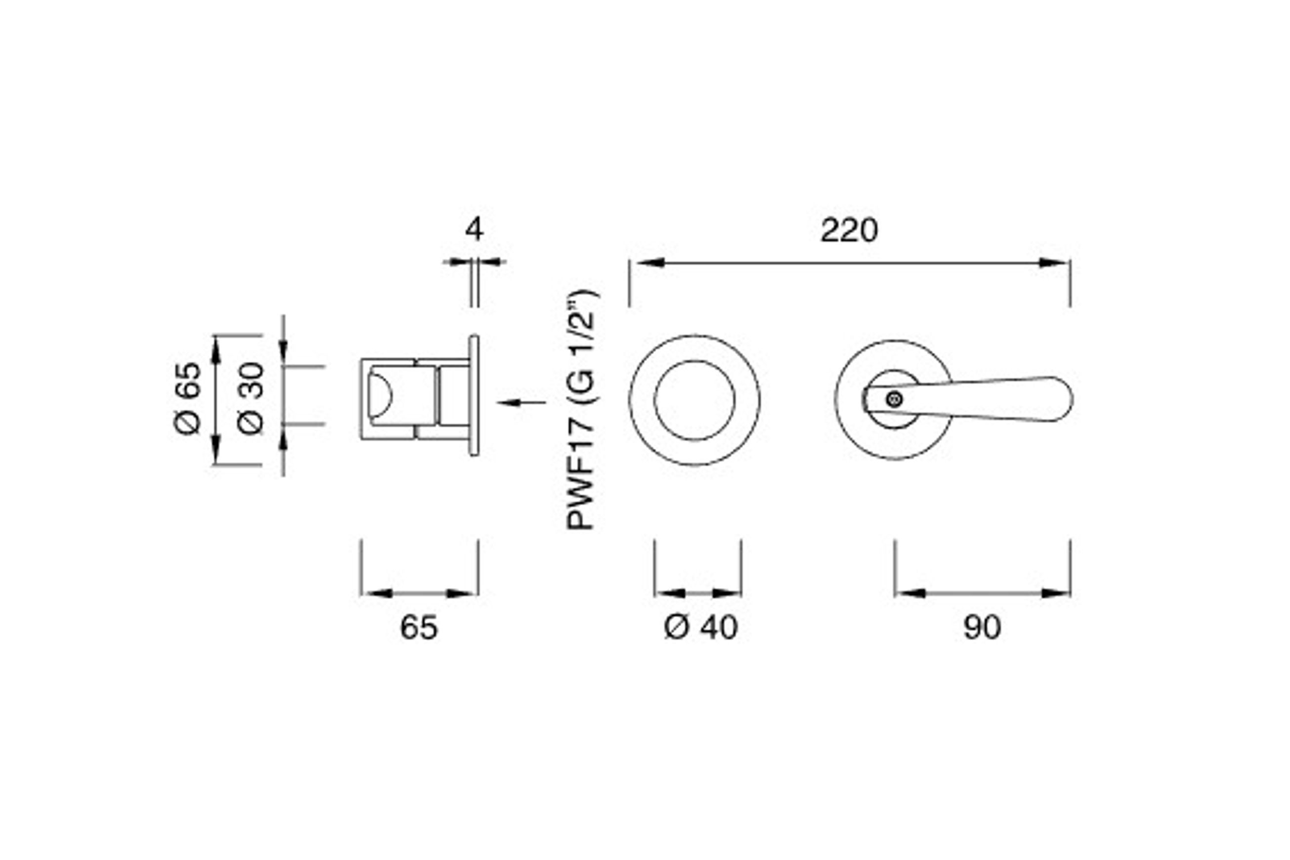 LUTEZIA PLUS Thermostatic Shower Mixer Set by CEA