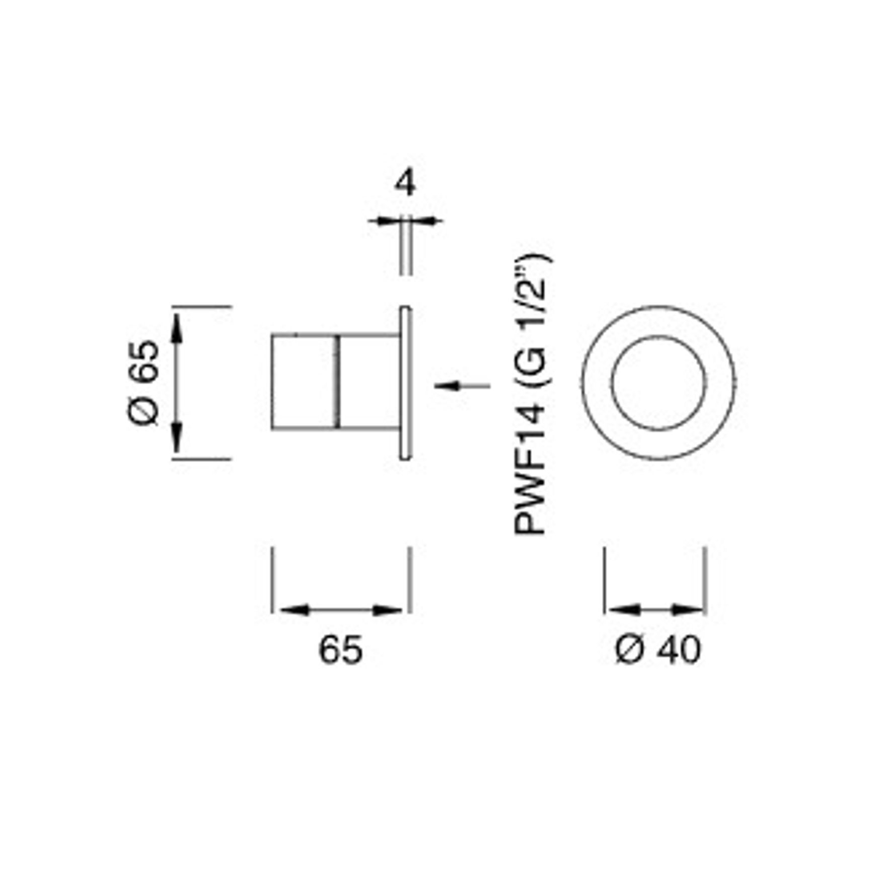 LUTEZIA Wall Mounted Mixer by CEA