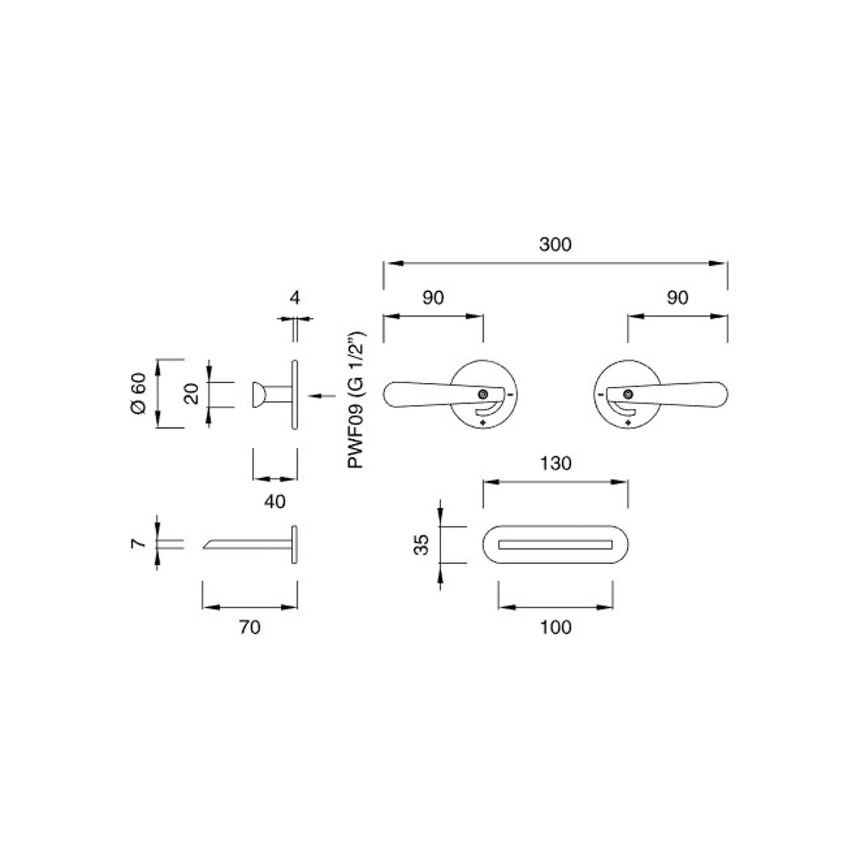 LUTEZIA Dual Handle Mixer by CEA