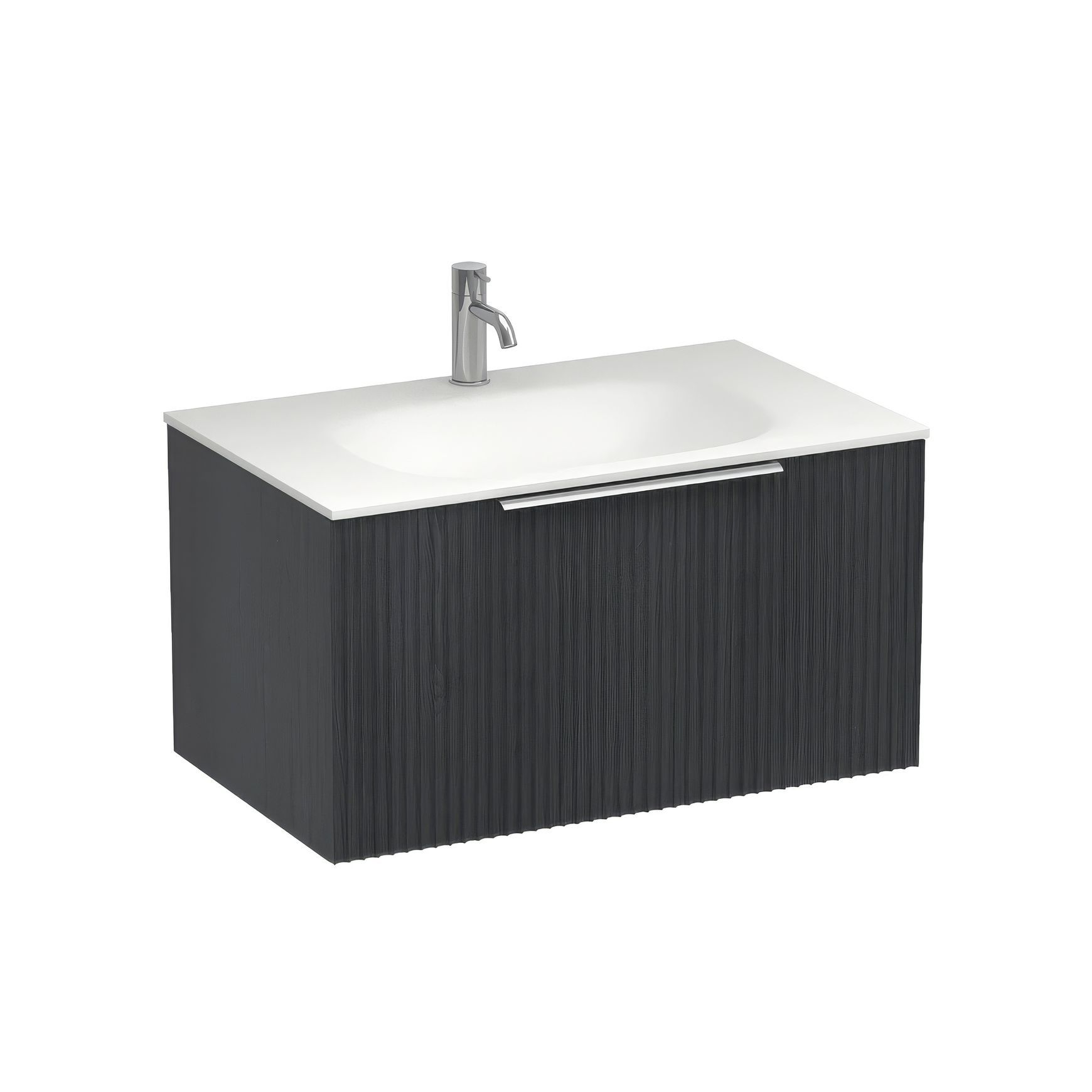 Forma Spio 750 Drawer Wall Vanity Lana Grey