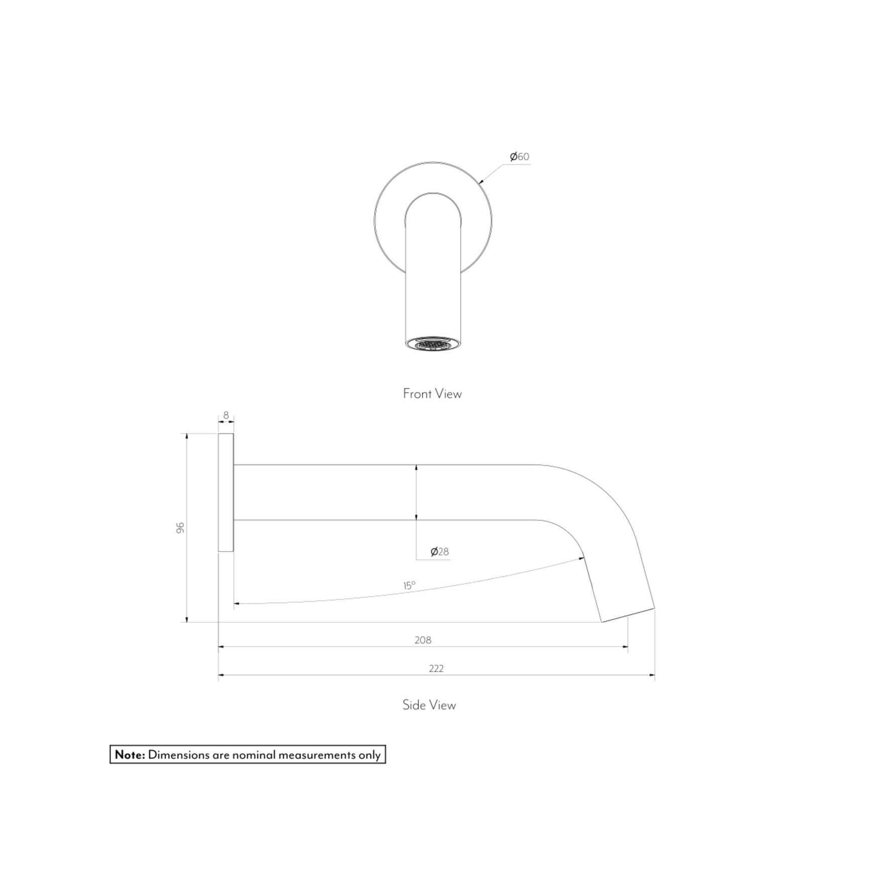 Sensor Wall-Mounted Spout