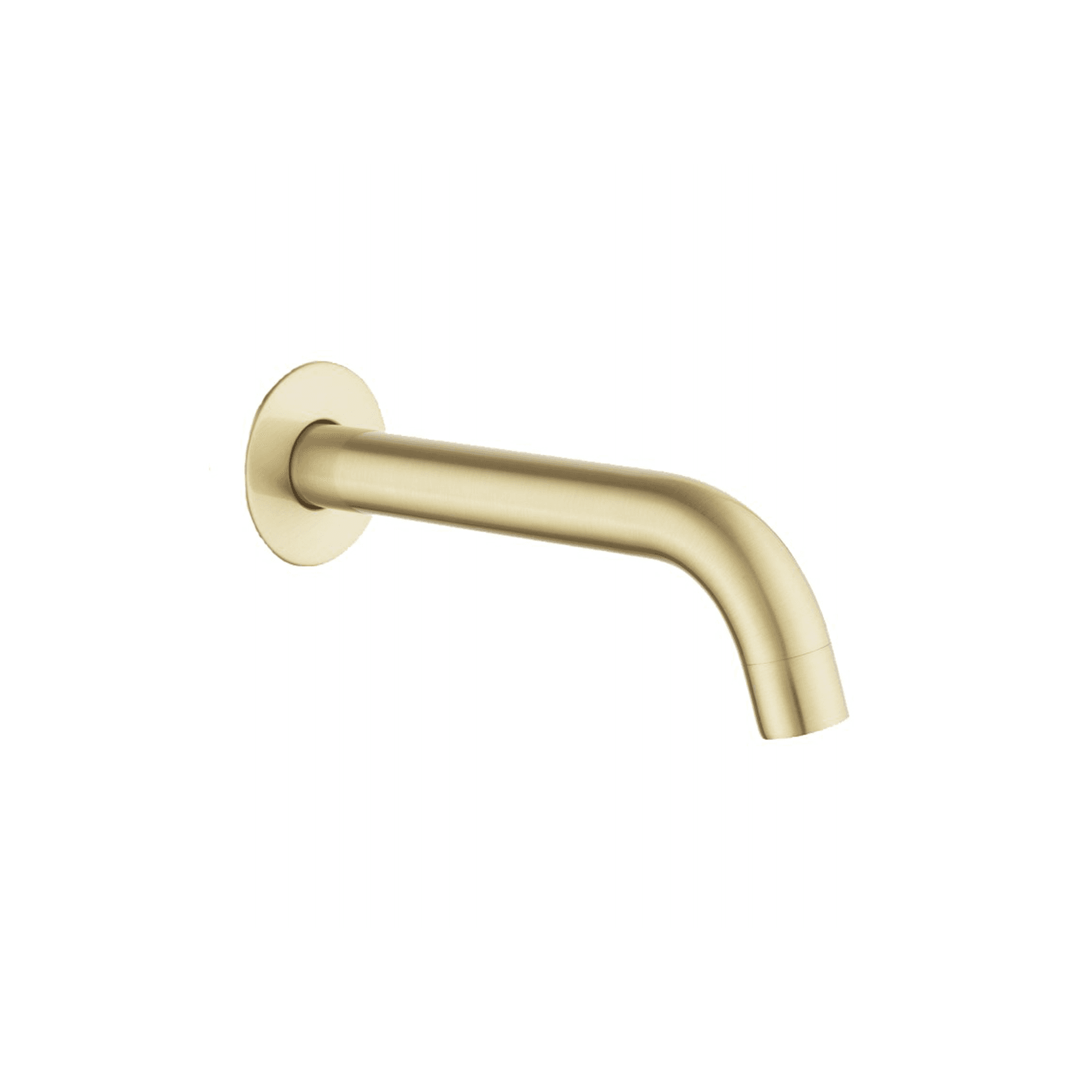 Lucid Pin Wall Spout Light Brushed Brass
