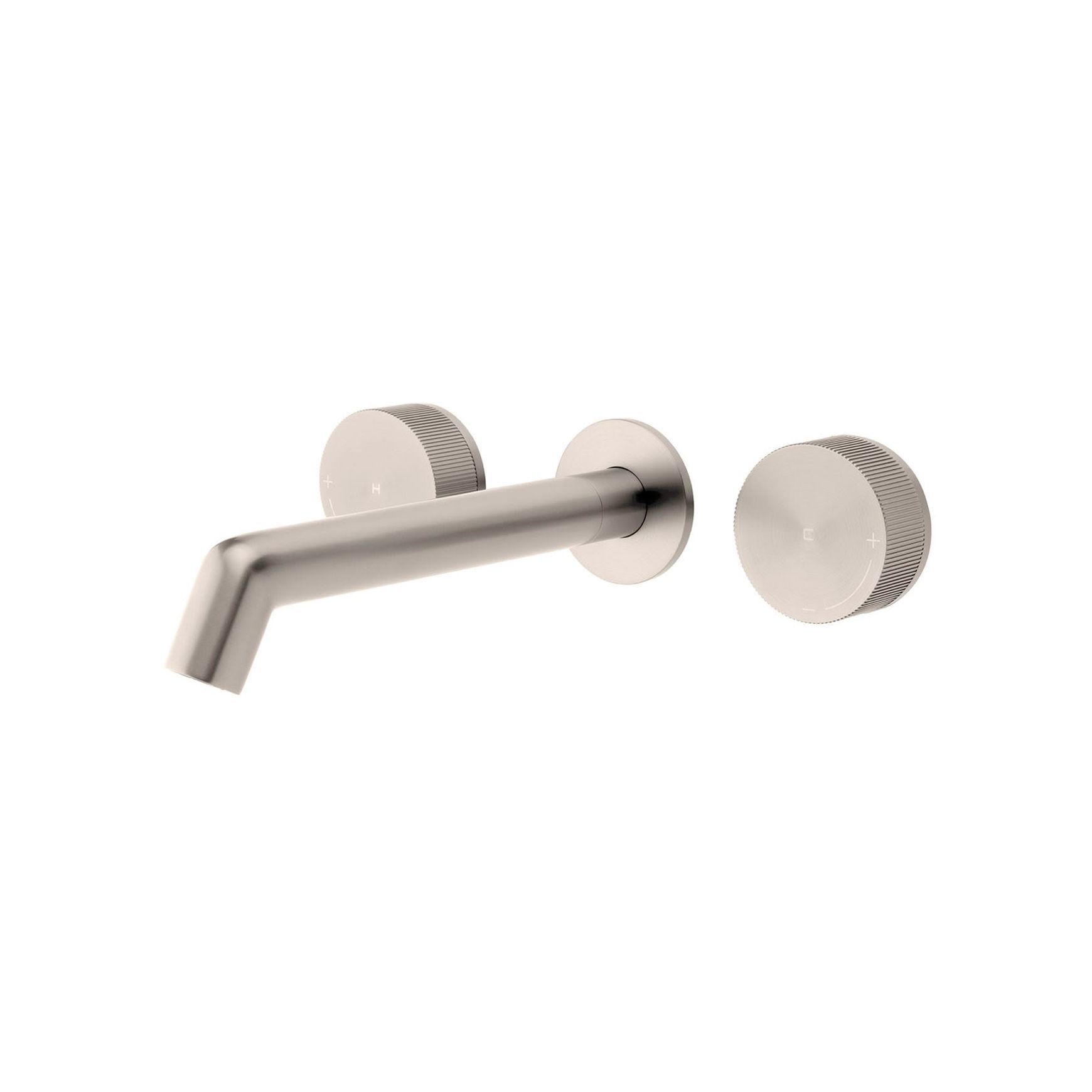 Onyx Dual Handle Wall Basin / Bath Mixer