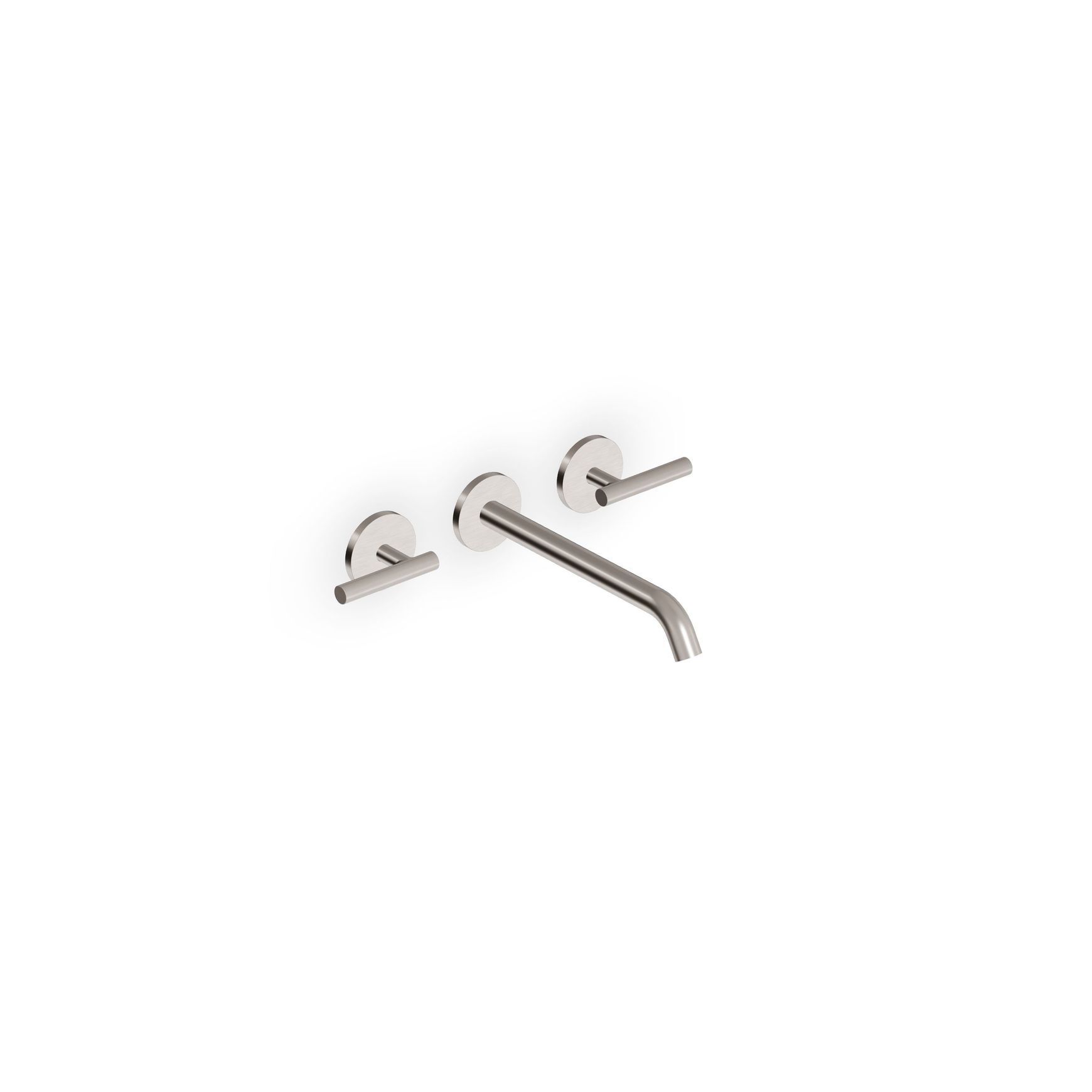 Pan S 3 Tap Hole Wall Mounted Basin Mixer 220mm