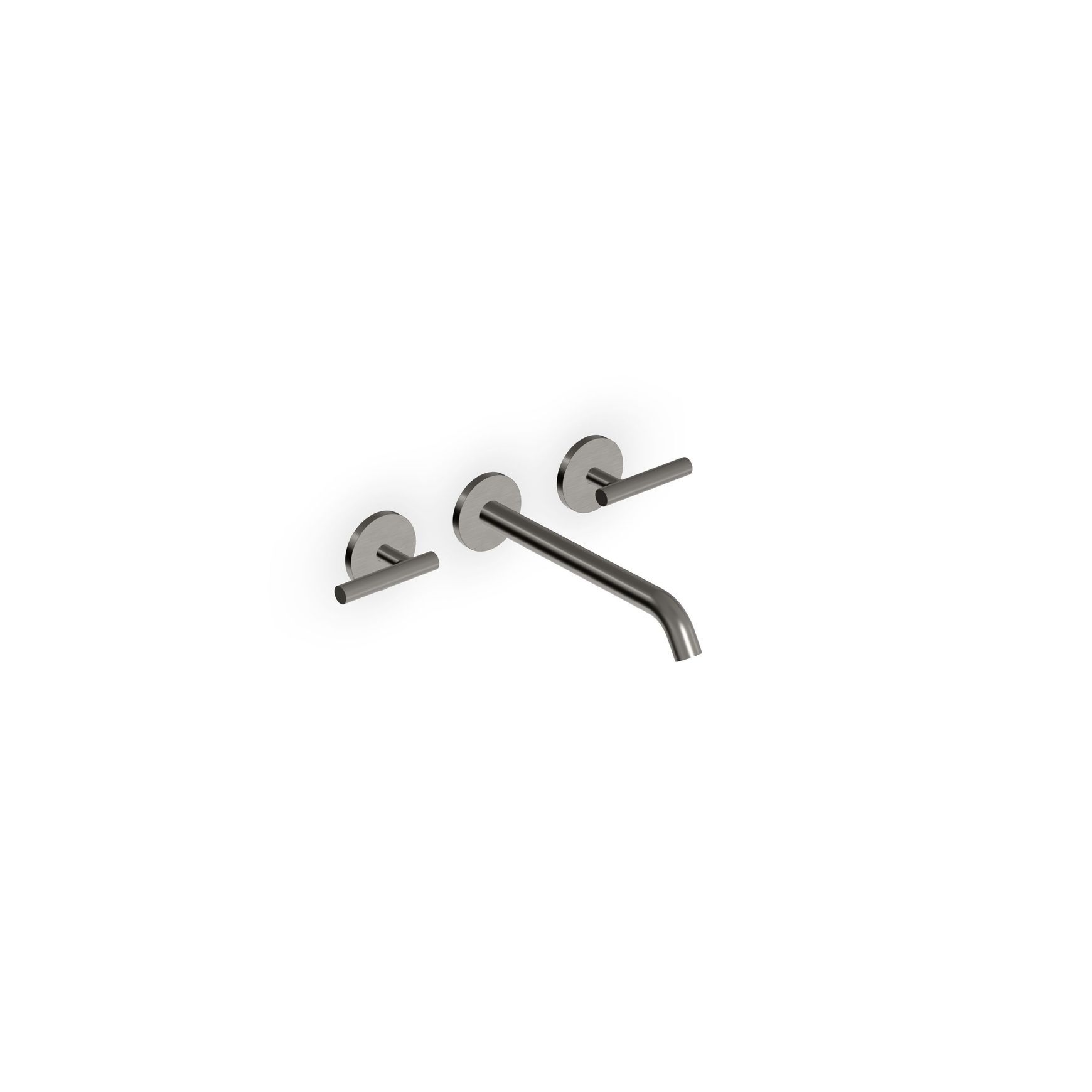 Pan S 3 Tap Hole Wall Mounted Basin Mixer 220mm