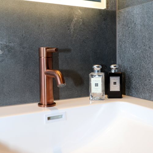 Code Dusk Basin Mixer Brushed Copper