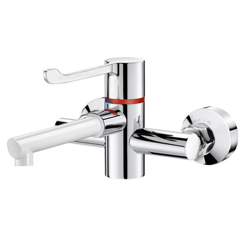 Delabie Securitherm Wall Mounted Bioclip Basin Mixer