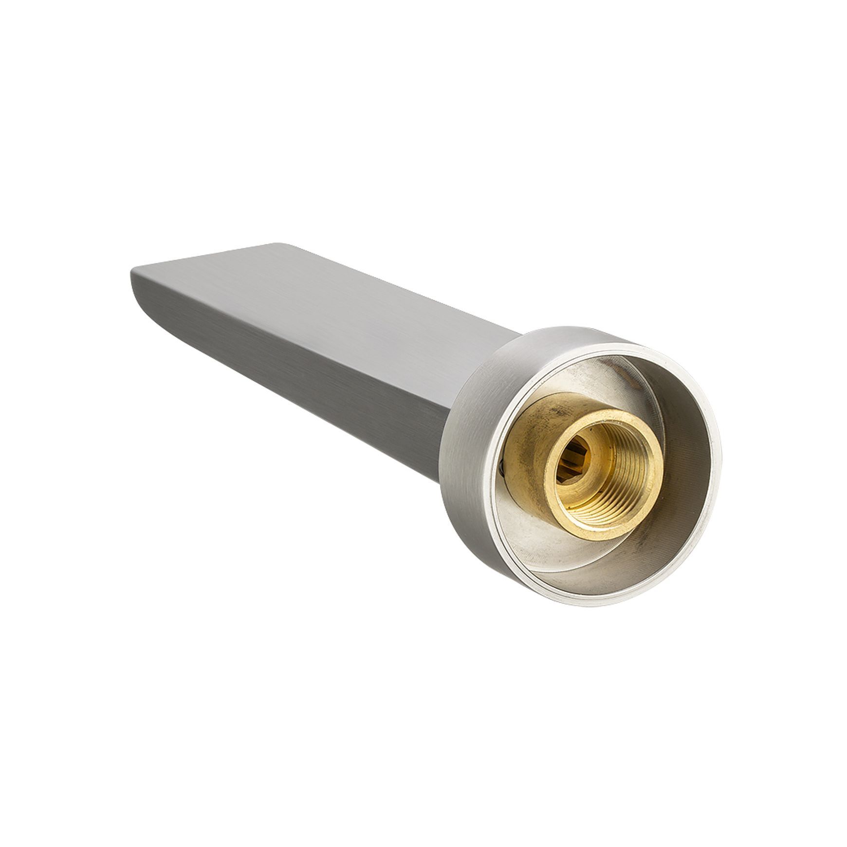 Rushy Wall Spout Brushed Nickel