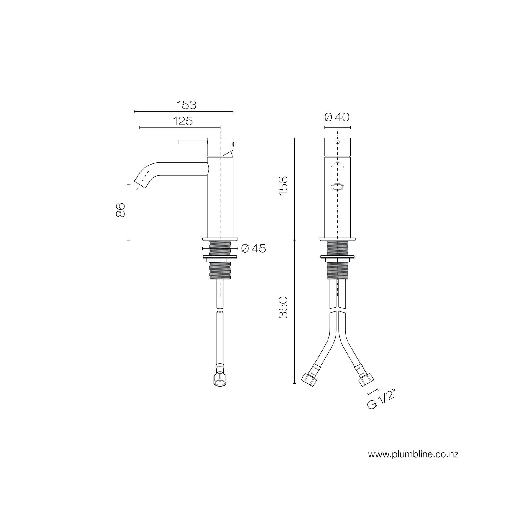 Oli 316 Basin Mixer