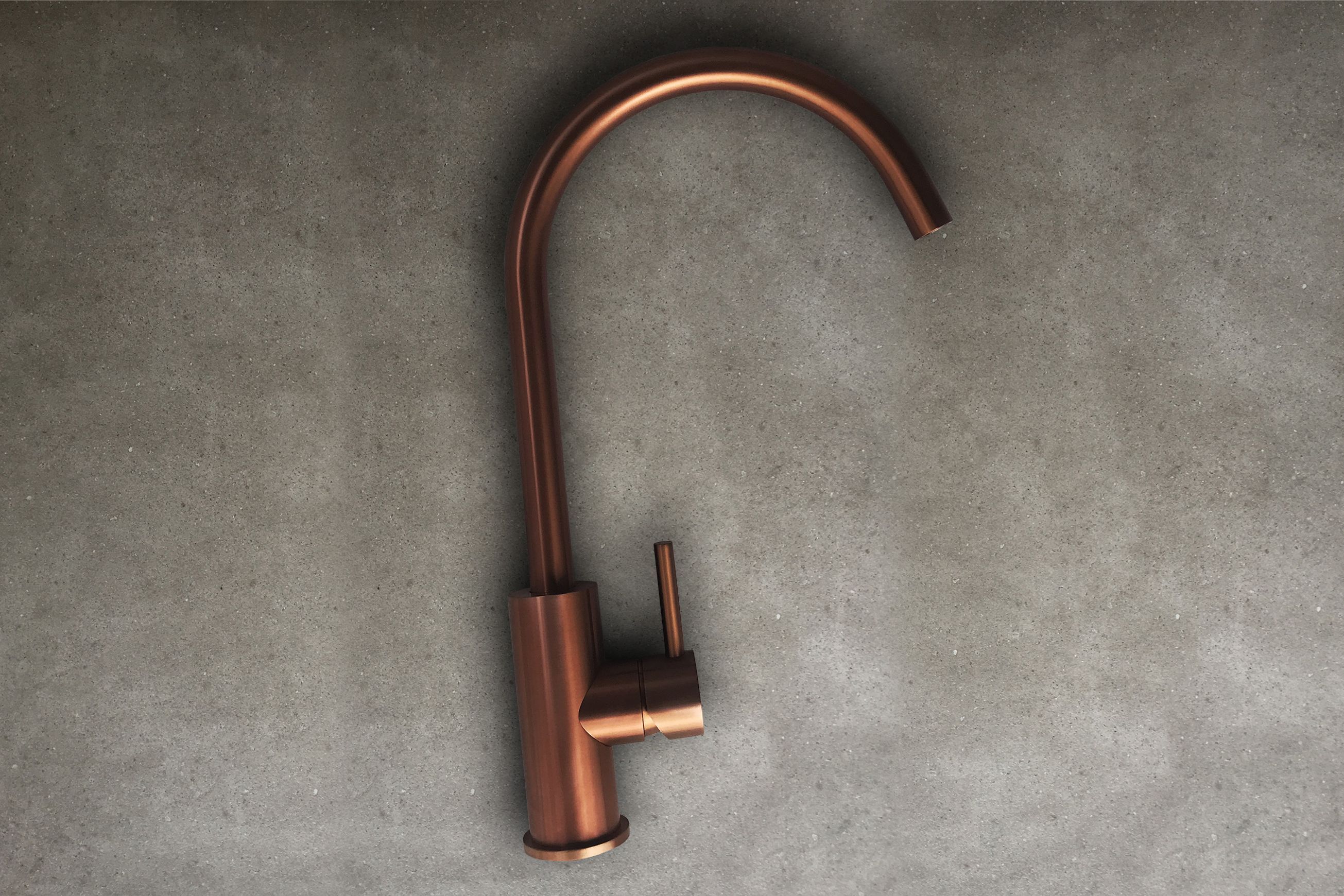 Storm Gooseneck Sink Mixer with Cold Start technology