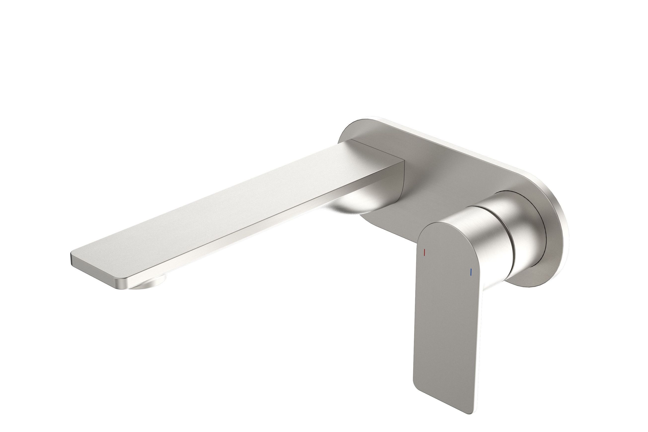 Urbane II Wall Basin/Bath Mixer 180mm Rounded Cover