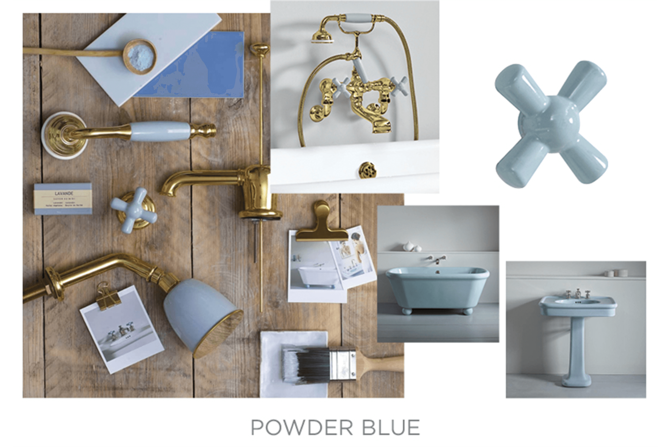 Powder Blue Rockwell Tapware - The Water Monopoly