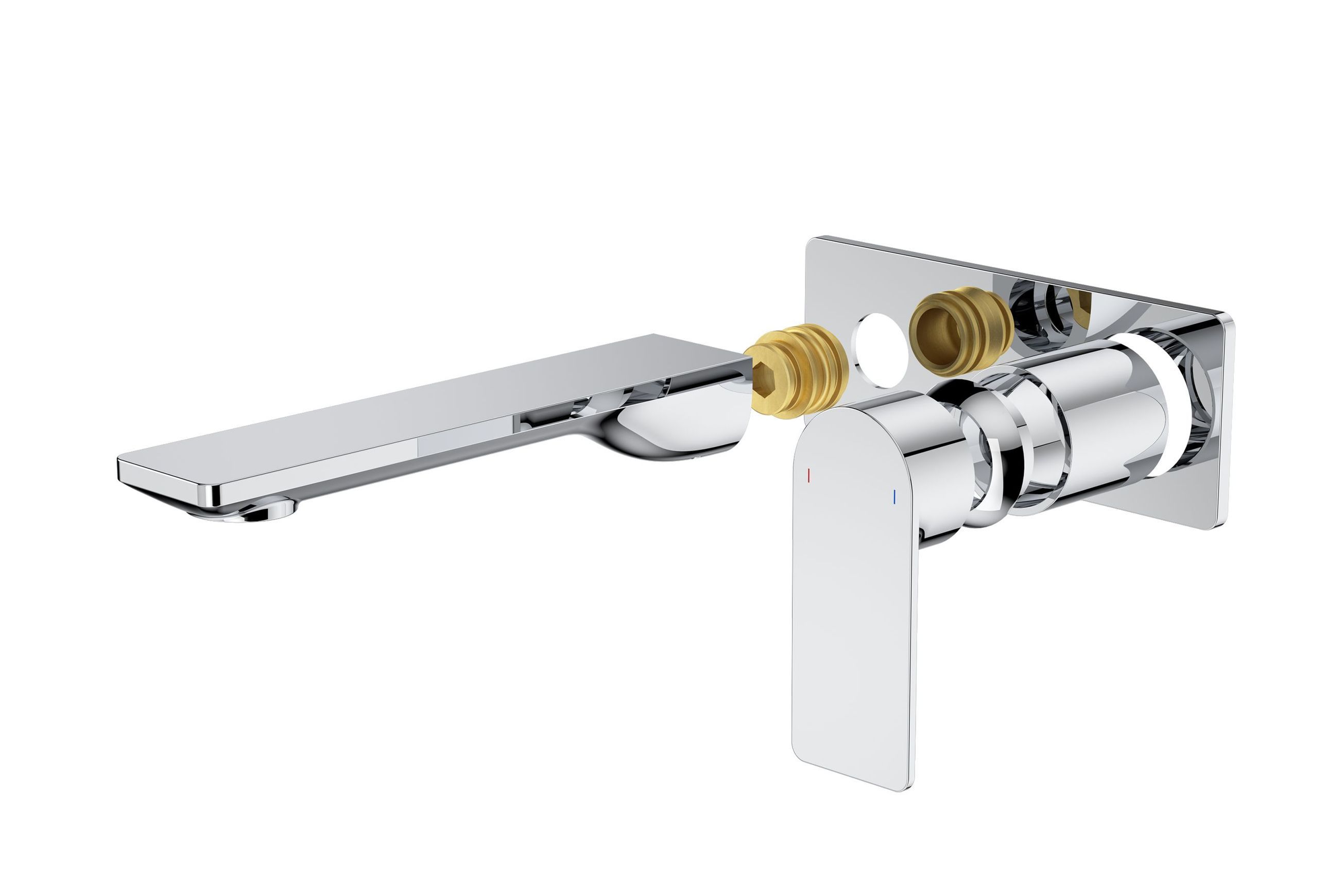 Urbane II Wall Basin Bath Trim Kit 180mm Rectangular Cover Plate