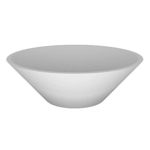 Caesar Basin 400mm Matte White