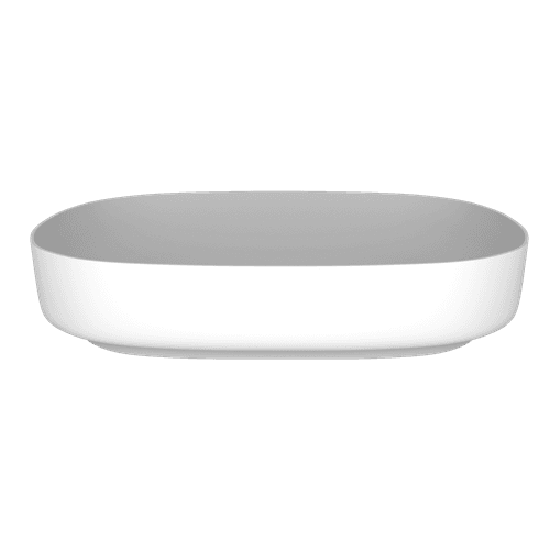 Ovale Basin (With Tray) 550mm Gloss White