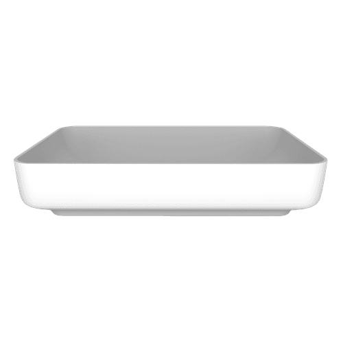 Carre Basin (With Tray) 550mm Matte White