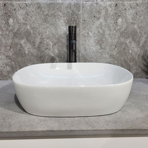 Code Pure Oval Ceramic Vessel Basin