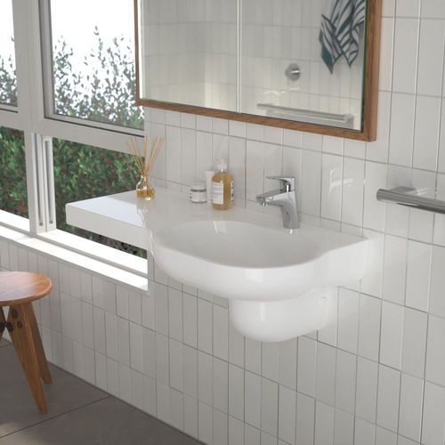 Opal 720 Wall Basin With Shelf