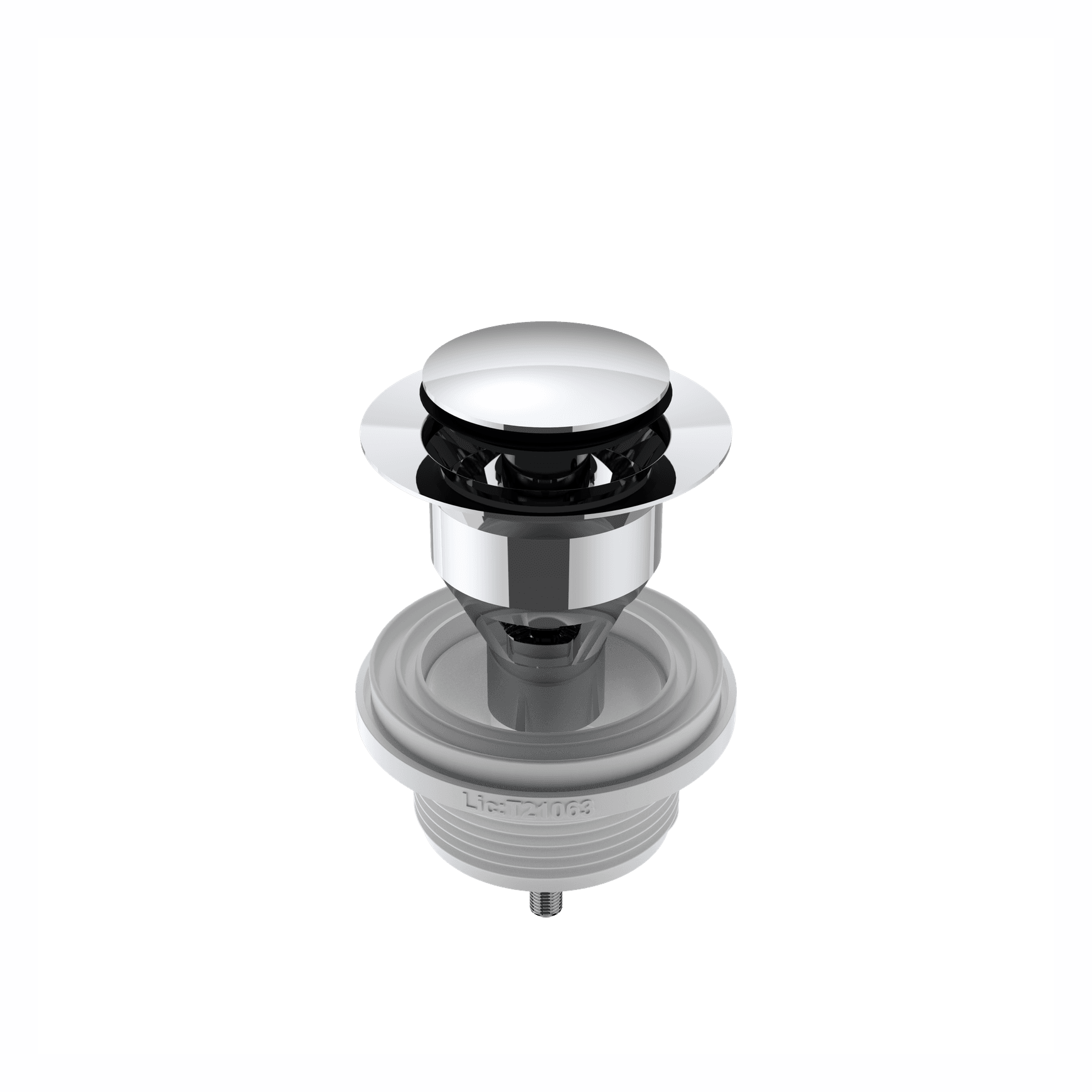 Caroma Basin Pop Up Disc Plug & Waste Long