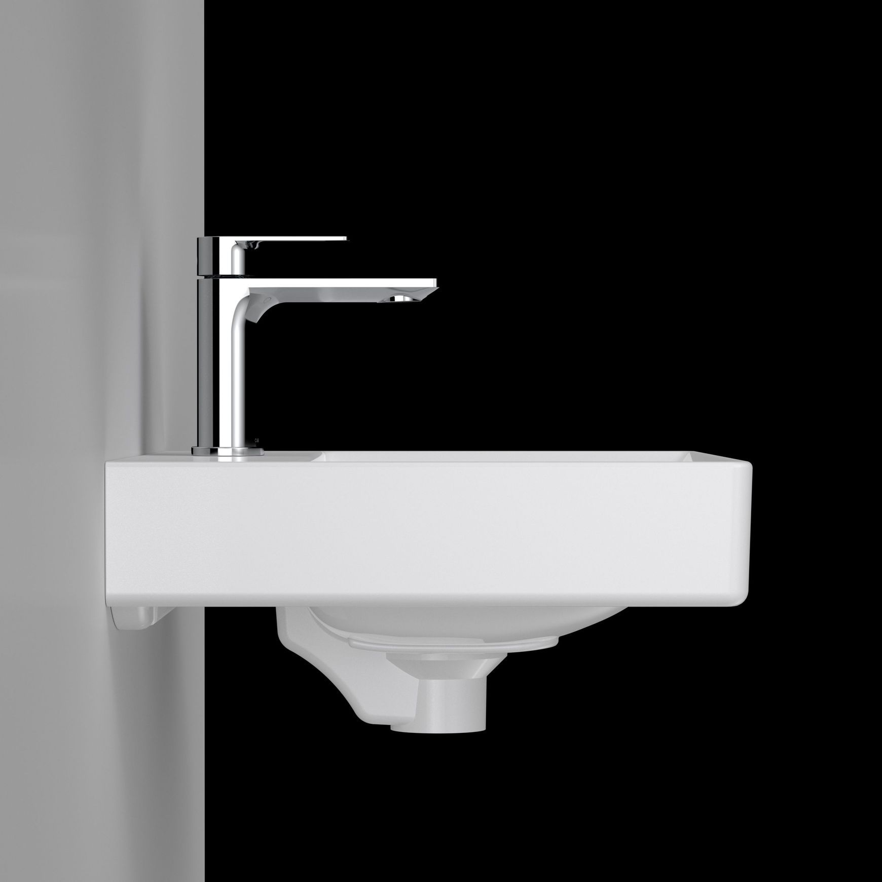 Urbane II Wall Basin 1 Tap Hole No Overflow