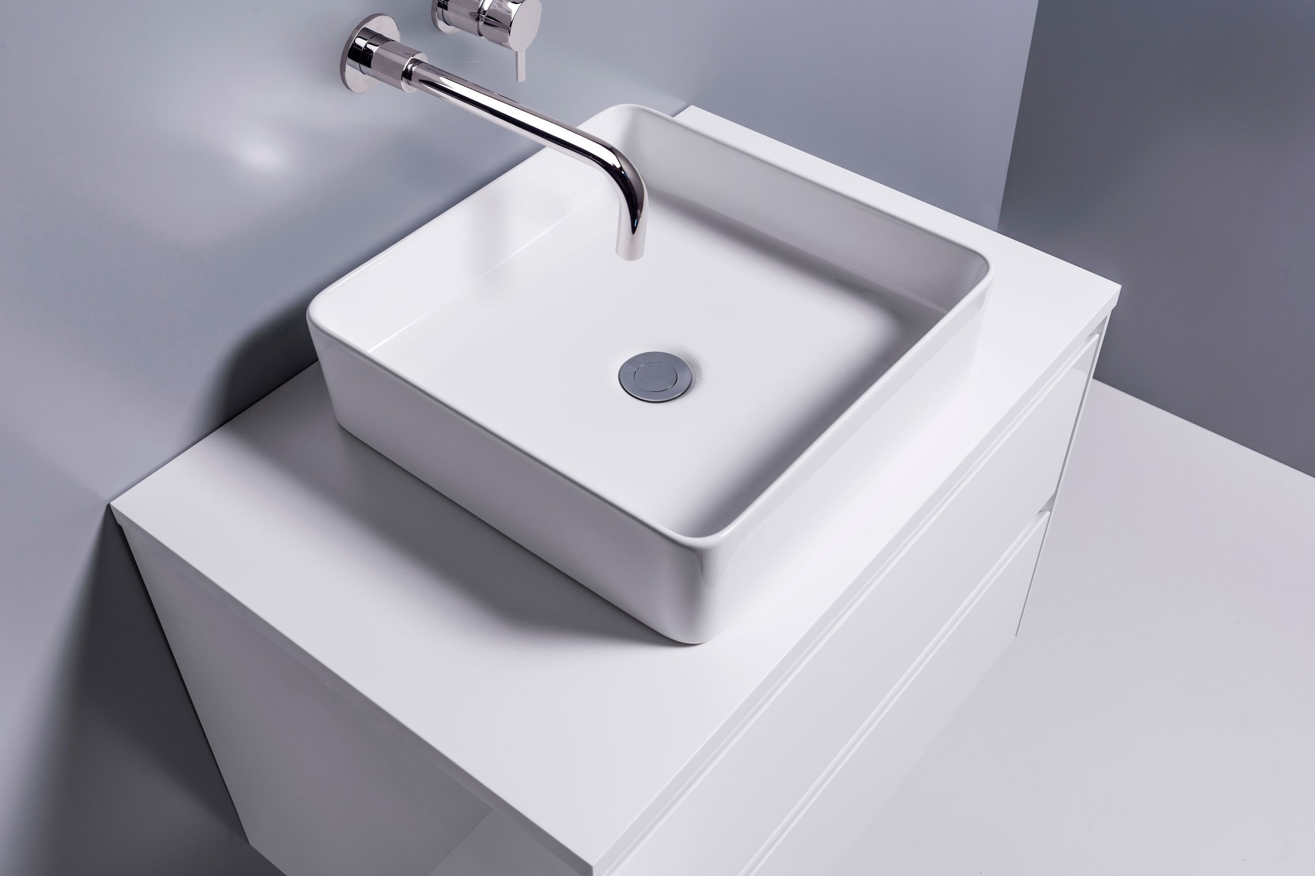Sleek Square Basin