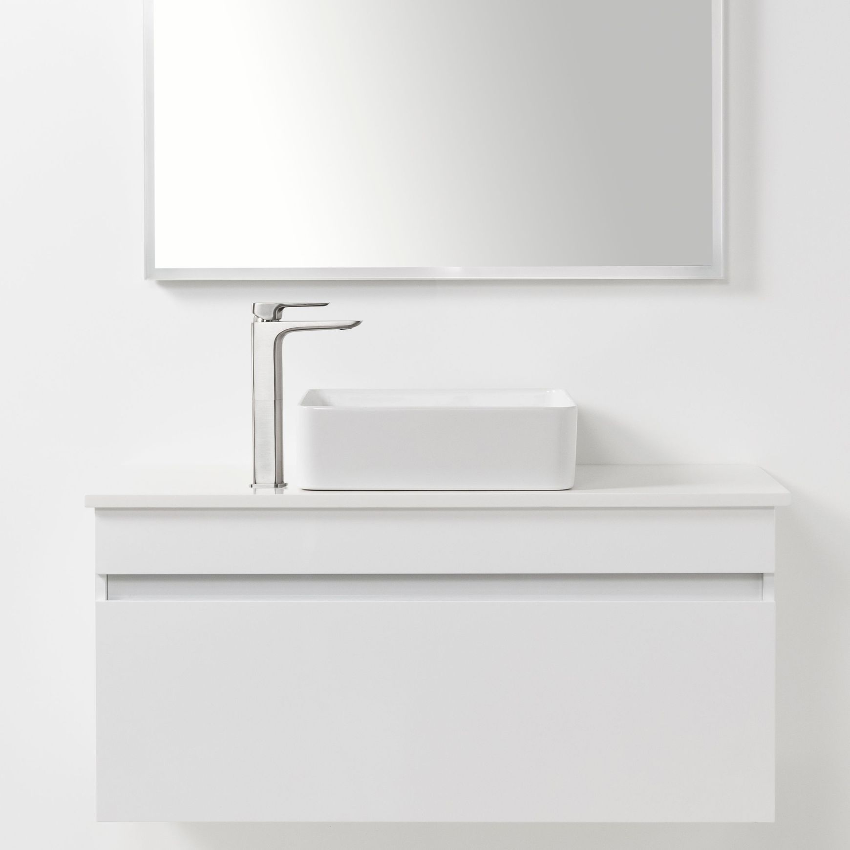 Sleek Square Basin