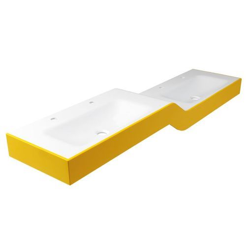 Ponte Giulio Milk Stepped Coloured Console