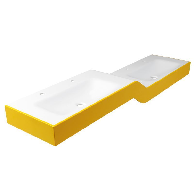 Ponte Giulio Milk Stepped Coloured Console
